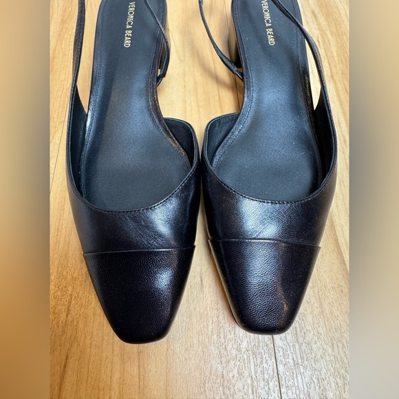 Veronica Beard Women's Black Cecile Leather Slingback Flats
Size 11 - NWT - Picture 3 of 9